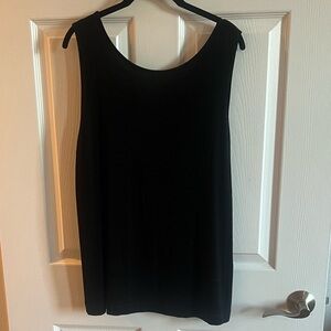 Chico's Classic Travlers Black Tank Top NO WRINKLE MATERIAL